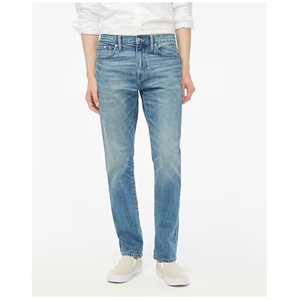 J. Crew Men's Straight Fit Jeans Vintage Flex Stretch Denim Size 30x32 NWOT
